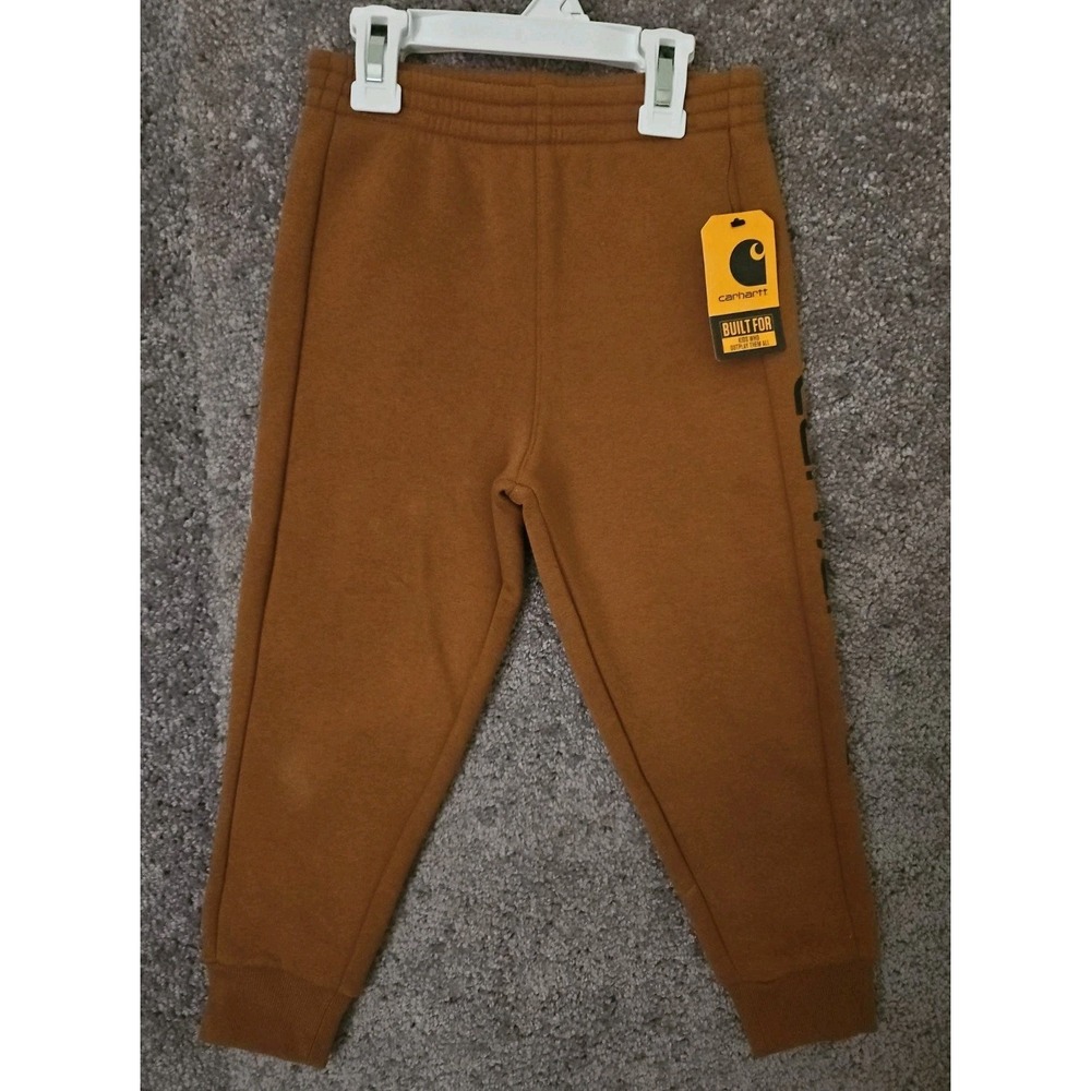 Toddler Brown 4T Carhartt Sweatpants. NWT